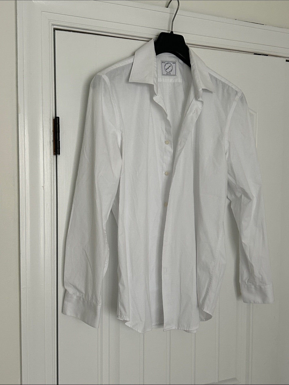 Classic White Mens Dress Shirt - Unbranded